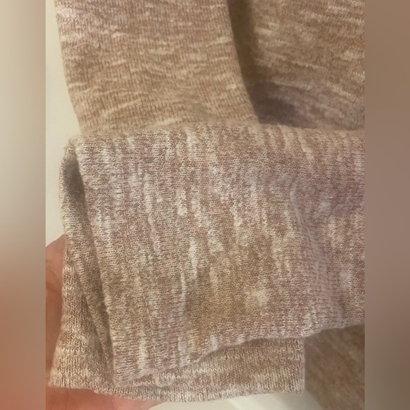 Knox Rose Cowl Neck Sweater Size XS Dusty Rose Drawstring Sides - Picture 5 of 6